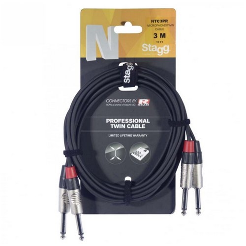 Stagg Jack Dual audio Cable lebanon