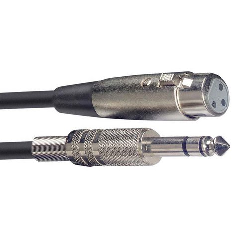 Stagg XLR Female TRS Jack audio cable lebanon