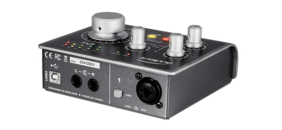 Audient ID4 Audio Interface Back