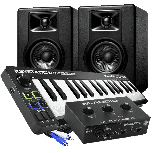 M-Audio M-Track Mini Studio Offer -600 M-Audio Mini Studio Offer