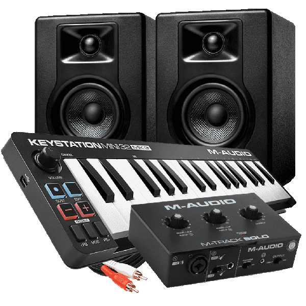 M-Audio M-Track Mini Studio Offer -600 M-Audio Mini Studio Offer