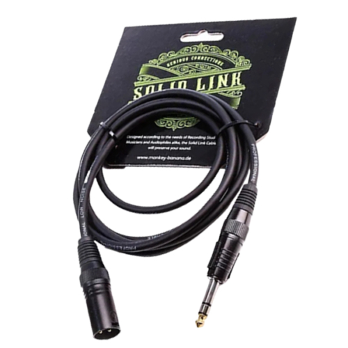 Solid Link XLRM TRS Cable