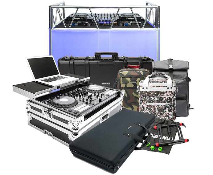 DJ BOOTH STANDS CASES BAGS