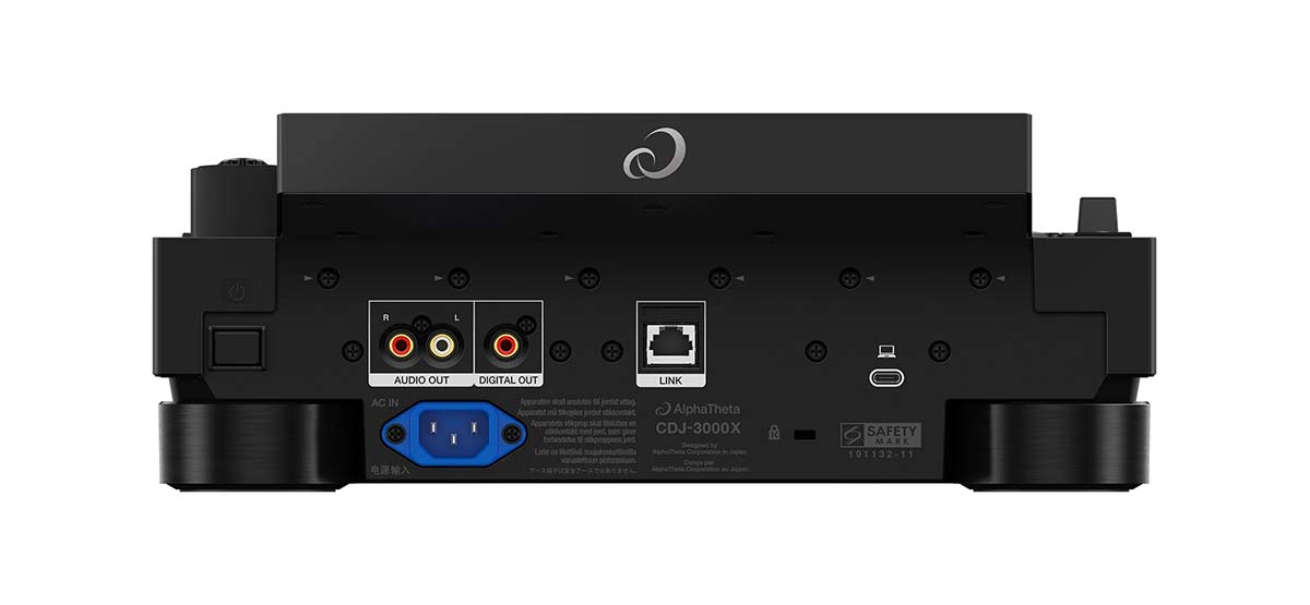 AlphaTheta CDJ-3000X Lebanon back AlphaTheta CDJ-3000X Lebanon (Pioneer DJ CDJ3000X)