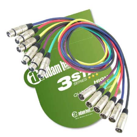 Adam Hall XLR Colored 1-600