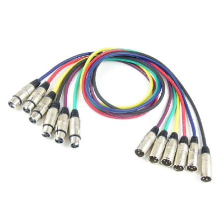 Adam Hall XLR Colored 1-600