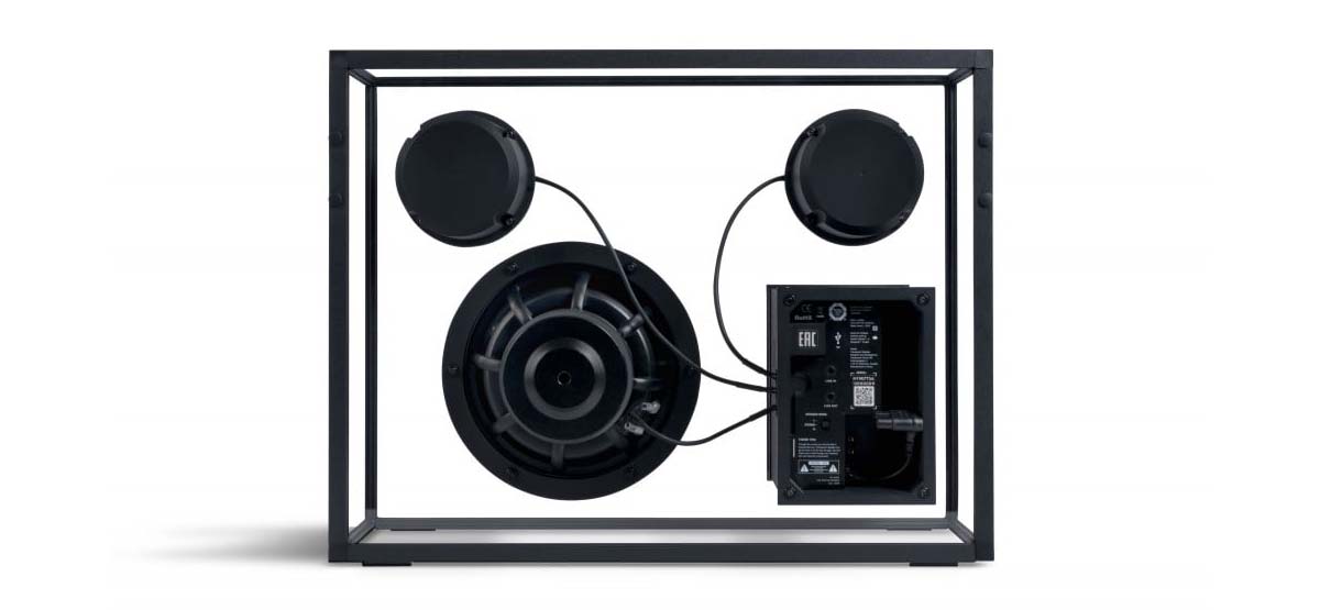 Transparent Speaker Black Lebanon back Transparent Speaker Black Lebanon