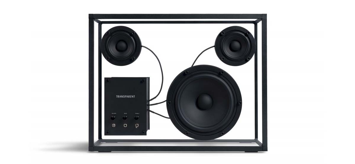 Transparent Speaker Black Lebanon front Transparent Speaker Black Lebanon