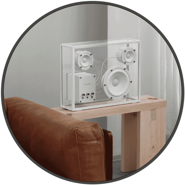 Transparent Speaker White | Lebanon | Per-vurt Store