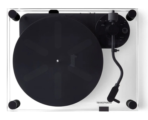 Transparent Turntable Black Lebanon