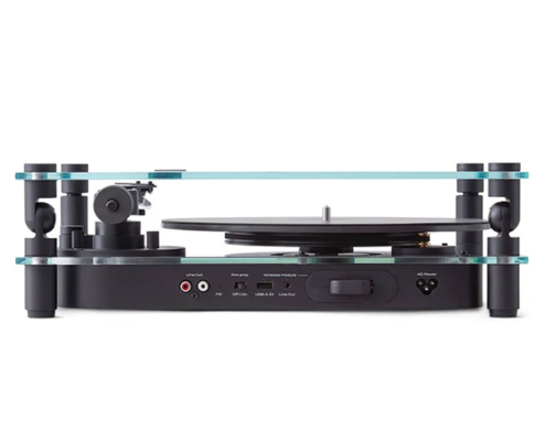 Transparent Turntable Black Lebanon