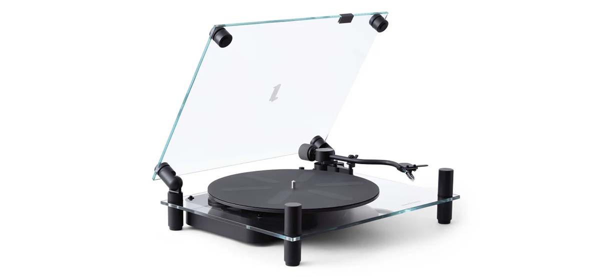 Transparent Turntable Black Lebanon