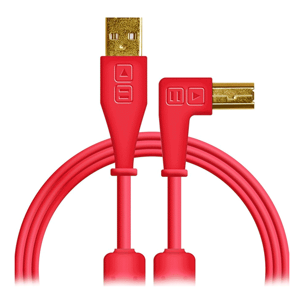 DJ TechTools USB A-B Angled Cable